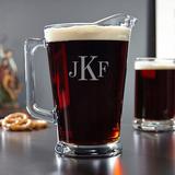 Home Wet Bar Classic Personalized 60 oz. Beer Pitcher Glass, Size 9.0 H x 7.0 W in | Wayfair 1979