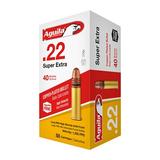 Aguila Super Extra High Velocity 22 Long Rifle Rimfire Ammo - 22 Long Rifle 40gr Lead Solid Point 2,