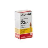 Aguila Super Extra High Velocity 22 Long Rifle Rimfire Ammo - 22 Long Rifle 40gr Copper Plated Solid