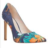 Nine West Shoes | Nine West Tatiana Tropical Heel | Color: Cream | Size: 8
