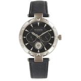 36mm Stainless Steel & Leather Chronograph Watch - Black - Versus Watches