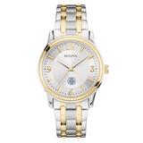 "Bulova Silver/Gold Kean University Cougars Classic Two-Tone Round Watch"