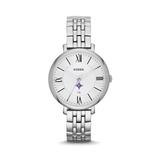 "Women's Fossil Silver Furman Paladins Jacqueline Stainless Steel Watch"