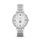 Women's Fossil Silver JU Dolphins Jacqueline Stainless Steel Watch
