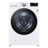LG TurboWash 360 Smart Wi-Fi Enabled 5-cu ft High Efficiency Stackable Steam Cycle Front-Load Washer (White) ENERGY STAR | WM4200HWA