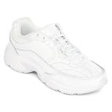 Fila Memory Workshift Womens Slip-Resistant Athletic Shoes, 11 Medium, White