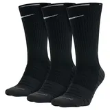 Men's Nike 3-pack Dri-FIT Training Crew Socks, Size: 8-12, Black