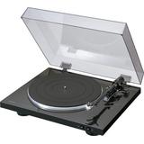 Denon - DP-300F Fully Automatic Analog Turntable with Built-In Phono Equalizer, Unique Tonearm Design, Slim Design - Black