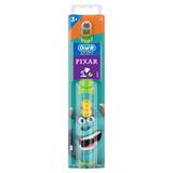 Oral-B Kid's Battery Toothbrush featuring PIXAR favorites Soft Bristles for Kids 3+