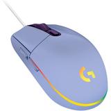 Logitech - G203 LIGHTSYNC Wired Optical Gaming Mouse with 8,000 DPI sensor - Lilac