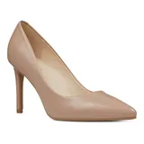 Nine West Etta Women's Leather High Heels, Size: 9, Lt Beige