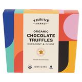 Thrive Market Organic Chocolate Truffles 7 oz box