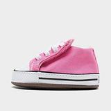 Converse Girls' Infant Chuck Taylor All Star Cribster Crib Booties in Pink/Pink Size 2.0 Canvas/Lace