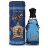 Blue Jeans For Men By Versace Eau De Toilette Spray (new Packaging) 2.5 Oz