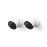 Google Nest Cam - Battery-Powered Wireless Indoor and Outdoor Smart Home Security Camera - 2 Pack in White | GA01894-US
