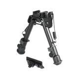 "Leapers UTG Bipods Tactical OP Bipod Quick Detach 5.9in-7.3in Center Height Black Model: TL-BP78Q-EE"