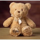 My First Teddy Bear Personalized Baby Shower Gift New Stuffed Animal Cute Fluffy Plush Toy With Name Grandchild Newborn Gift