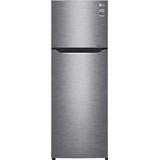 LG - 11.1 Cu. Ft. Top-Freezer Refrigerator - Platinum silver