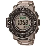 Casio Men's Pro Trek Triple Sensor Titanium Digital Atomic Solar Watch