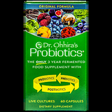 Dr. Ohhira's Probiotics with Prebiotics & Postbiotics - 900 Million CFUs (60 Capsules)
