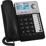 AT&T - AT ML17929 Corded Phone with Caller ID/Call Waiting - Silver/Black