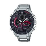 Men's Casio Edifice Connected Chronograph Watch with Black and Red Dial (Model: Ecb900Db-1A)