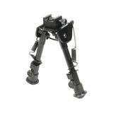 "Leapers UTG Bipods Tactical OP Bipod Rubber Feet 8.3in-12.7in Center Height Black Model: TL-BP88"