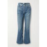 Citizens of Humanity - Distressed High-rise Bootcut Jeans - Blue