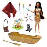 Pocahontas Riverbend Adventure Playset Disney Classic Doll 11 1/2''