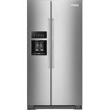 KitchenAid - 22.6 Cu. Ft. Side-by-Side Counter-Depth Refrigerator - Stainless steel