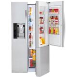 LG - Door-in-Door 26.0 Cu. Ft. Side-by-Side Refrigerator with Thru-the-Door Ice and Water - Stainless steel