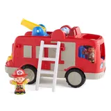 Fisher-Price Little People Helping Others Fire Truck, Multicolor