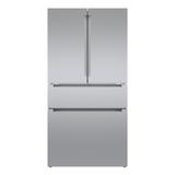 Bosch 800 21-cu ft 4-Door Counter-Depth French Door Refrigerator with Ice Maker (Stainless Steel) ENERGY STAR | B36CL80ENS