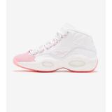 Reebok Question Mid Pink Toe Shoes in White Size 9 | Synthetic | Jimmy Jazz