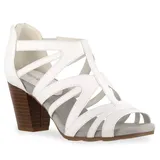 Easy Street Amaze Women's High Heel Sandals, Size: 8.5 Wide, White