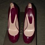Gucci Shoes | Gucci Regent Heels | Color: Purple | Size: 9.5