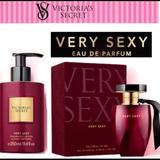Victoria's Secret Accessories | Brand New Victoria Very Sexy Eau De Parfum & Vs Very Sexy Fragrance Lotion | Color: Red | Size: 50 Ml1.70 Oz.