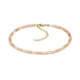 Sonoma Goods For Life Gold Tone & Pink Beaded Anklet, Women's