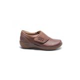 Women's Anna Oxford Flat by Hlsa in Brown (Size 7 M)