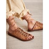 Lex Lace-up Sandals - Brown - Free People Flats