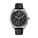 Bulova Men's Special Edition Lunar Pilot Chronograph Watch & Interchangeable Band Set - 96B251, Black