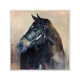 Stupell Industries Canvases - Black Horse Riding Harness Wall Art