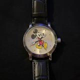 Disney Accessories | Disney Mickey Mouse Cartoon Style Watch | Color: Black/Silver | Size: 8 Inch To The Last Dot
