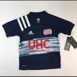 Adidas Shirts & Tops | Adidas New England Revolution Soccer Jersey Navy Boys Girls Youth Size S | Color: Blue | Size: Unisex S
