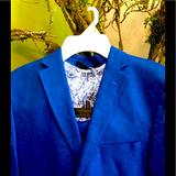 Ralph Lauren Matching Sets | Boys Ralph Lauren Blue Linen Suit. | Color: Blue | Size: 16b