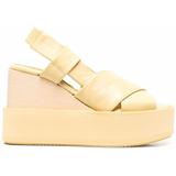 Mao 105mm Wedge Sandals - Yellow - Paloma Barceló Heels