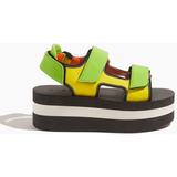 Velcro Wedge Sandal - Green - Marni Heels