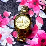 Michael Kors Accessories | Michael Kors Gold Tone Stainless Steal Ladies Watch Mk5132 Quartz Movement | Color: Gold | Size: Os