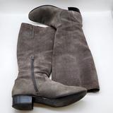 Nine West Shoes | Nine West Olywnee Suede Knee High Boot Gray 8 | Color: Gray | Size: 8