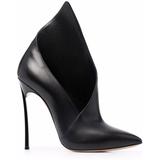 Asymmetric High-heeled Pumps - Black - Casadei Heels